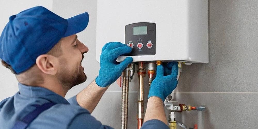 a tankless water heater